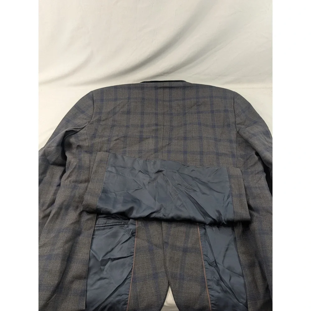 Jos. A. Bank Reserve Blazer Wool Glenn Check Plaid Sport Suit Jacket 48R 50